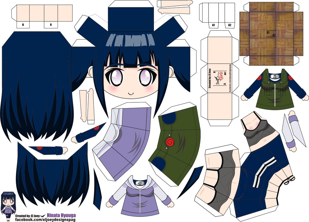 anime paper toys naruto